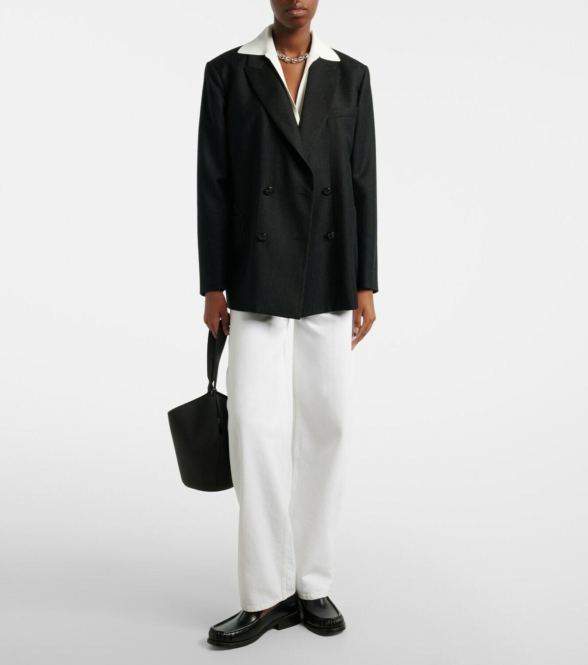 Blazé Milano Nightbreak pinstripe virgin wool blazer
