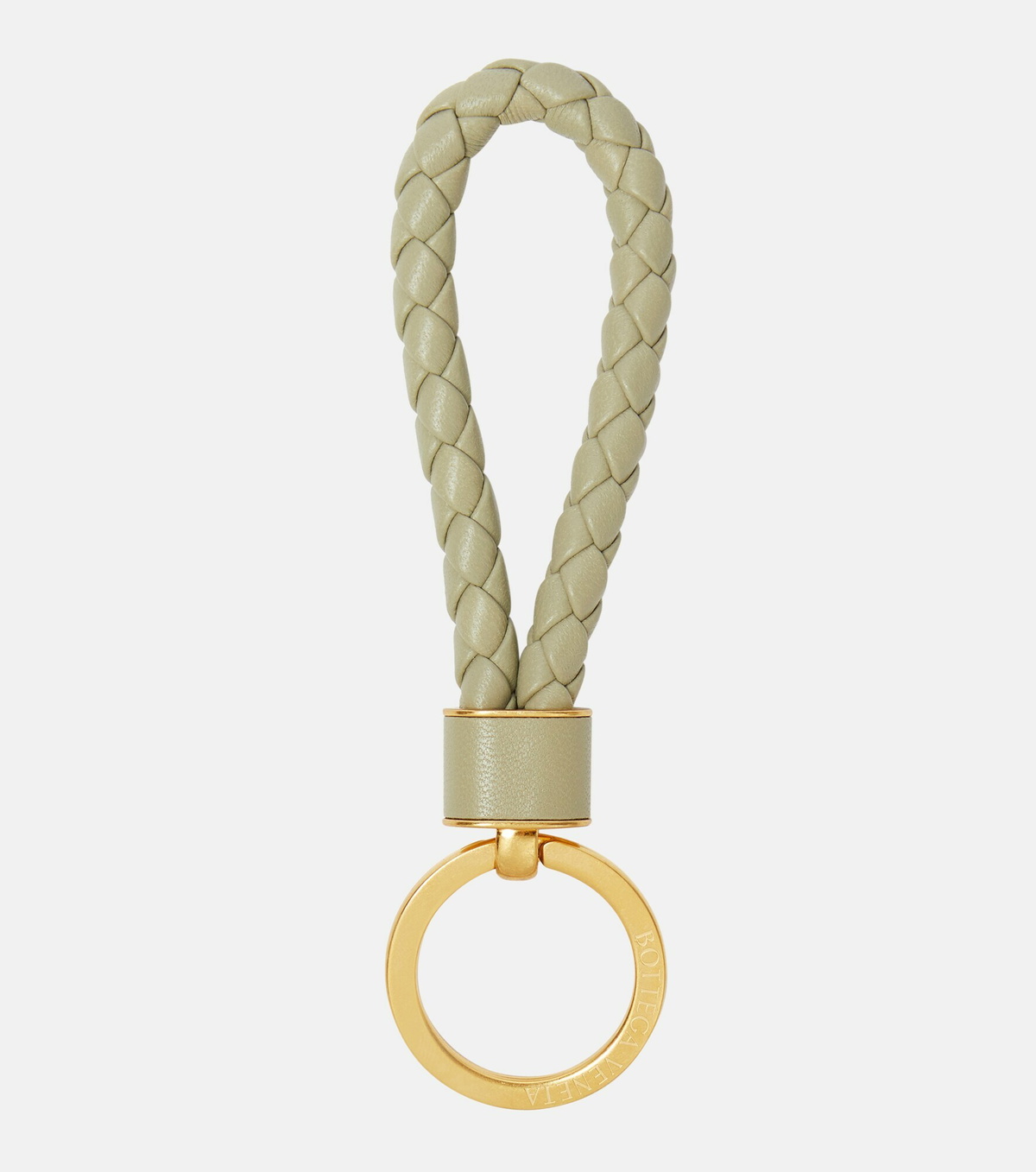 Bottega Veneta - Intreccio leather keyring