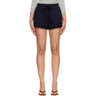 Citizens of Humanity Navy Vivienne Rolled Sweat Shorts