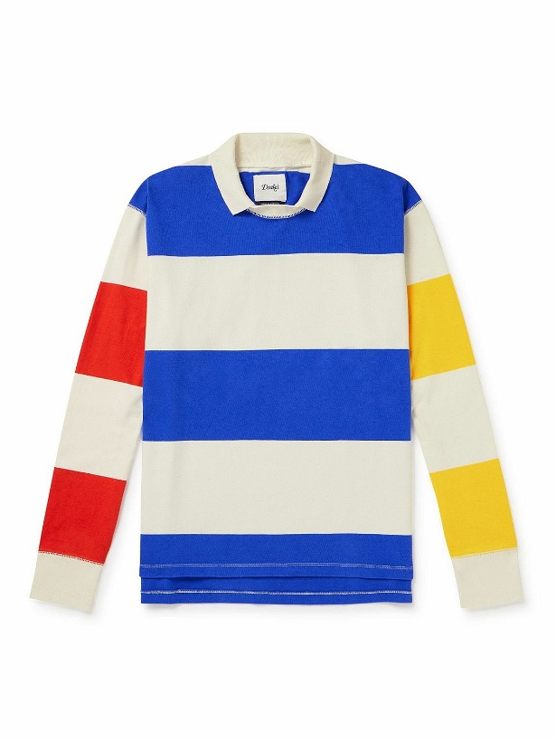 Photo: Drake's - Colour-Block Cotton-Jersey Polo Shirt - Unknown