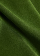 Vince Gathered Silk Blouse Green