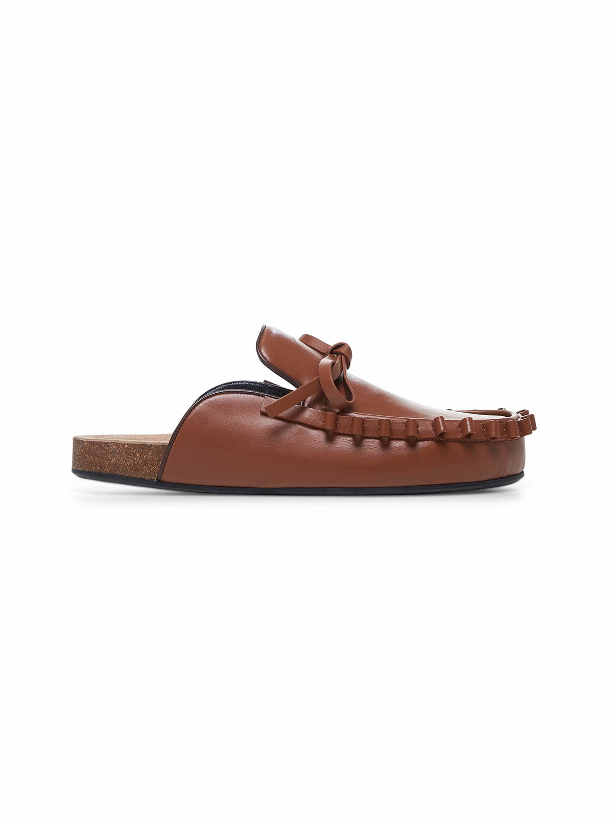 JW Anderson Tan Logo Flat Sandals JW Anderson