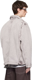 Carhartt Work In Progress Pink OG Double Front Denim Jacket