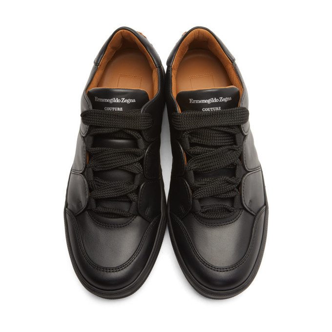 Ermenegildo Zegna Black Tiziano Sneakers Ermenegildo Zegna