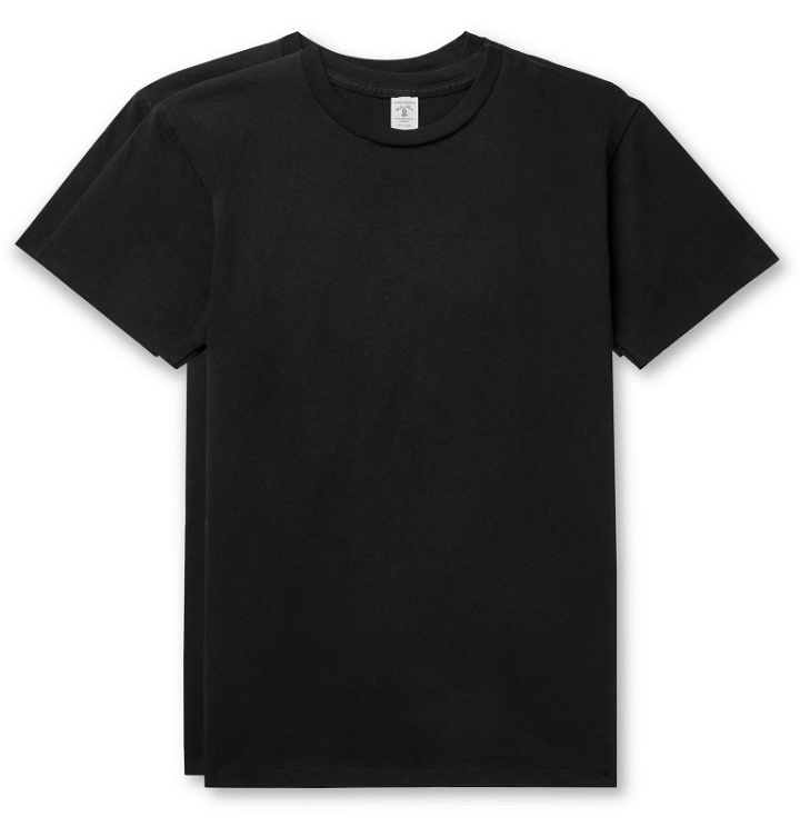 Photo: Velva Sheen - Two-Pack Cotton-Jersey T-Shirts - Black