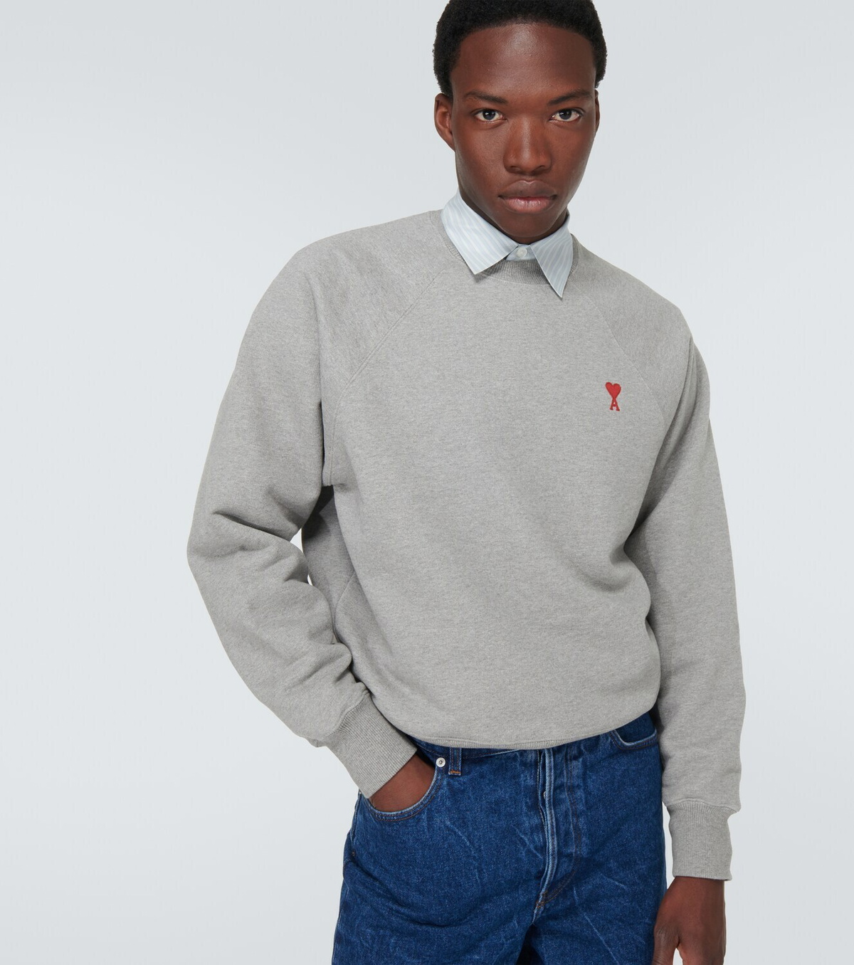 Ami Paris Ami de Coeur cotton sweater