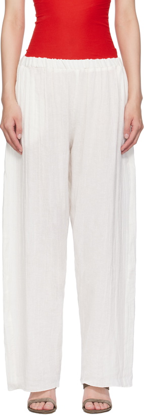 Photo: Baserange Off-White Folio Lounge Pants