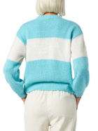 MC2 Saint Barth Woman Boxy Shape Soft Sweater With Cortina Jacquard