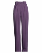Manila Grace Womens Pants in Purple