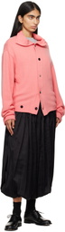ADER error Pink Mohair Cardigan