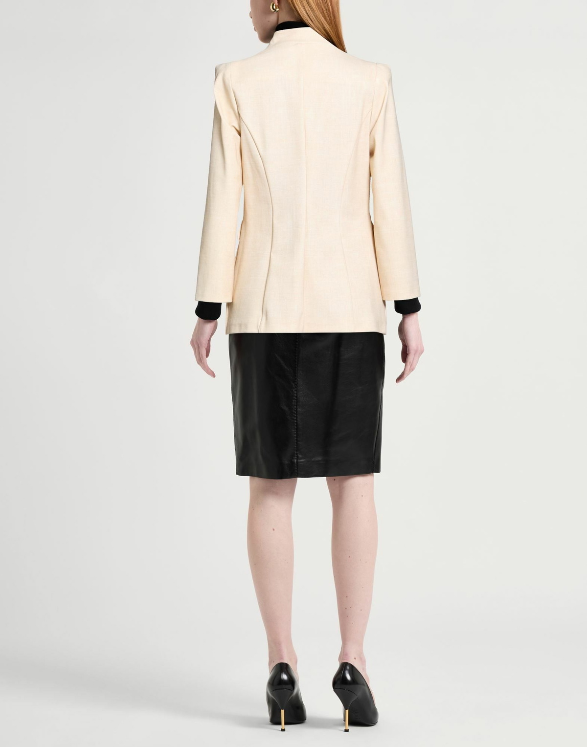 Chiara Boni La Petite Robe Womens Blazer in Beige