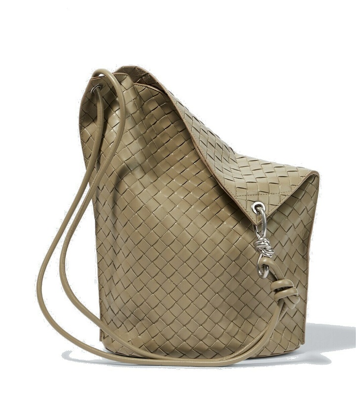 Photo: Bottega Veneta Intrecciato leather shoulder bag