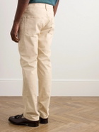 Sid Mashburn - Slim-Fit Straight-Leg Cotton-Blend Twill Trousers - Neutrals