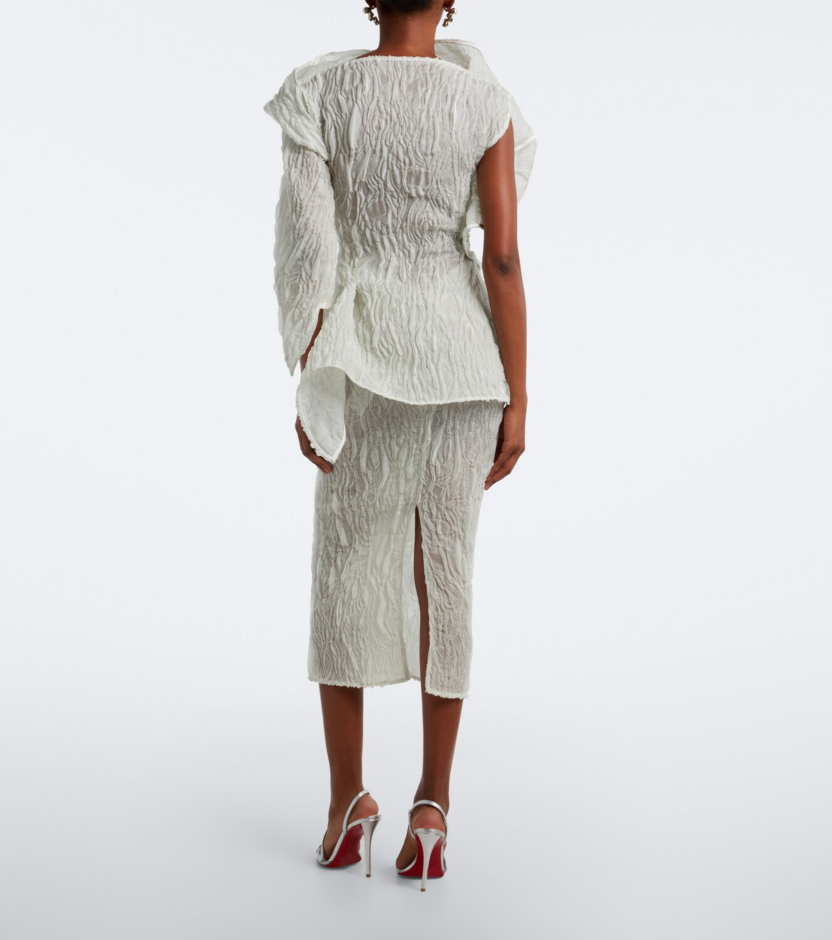 Maticevski Entreat georgette pencil skirt