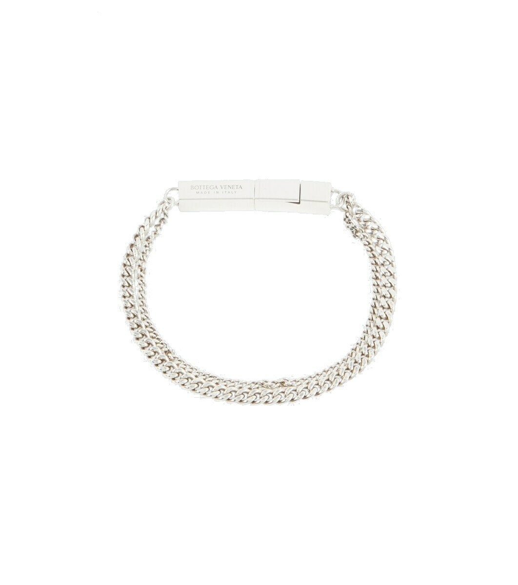 Photo: Bottega Veneta Silver chain bracelet
