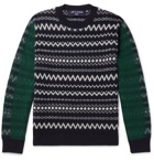 Comme des Garçons HOMME - Fair Isle Intarsia Wool Sweater - Blue