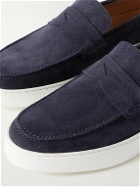 Mr P. - Peter Suede Penny Loafers - Blue