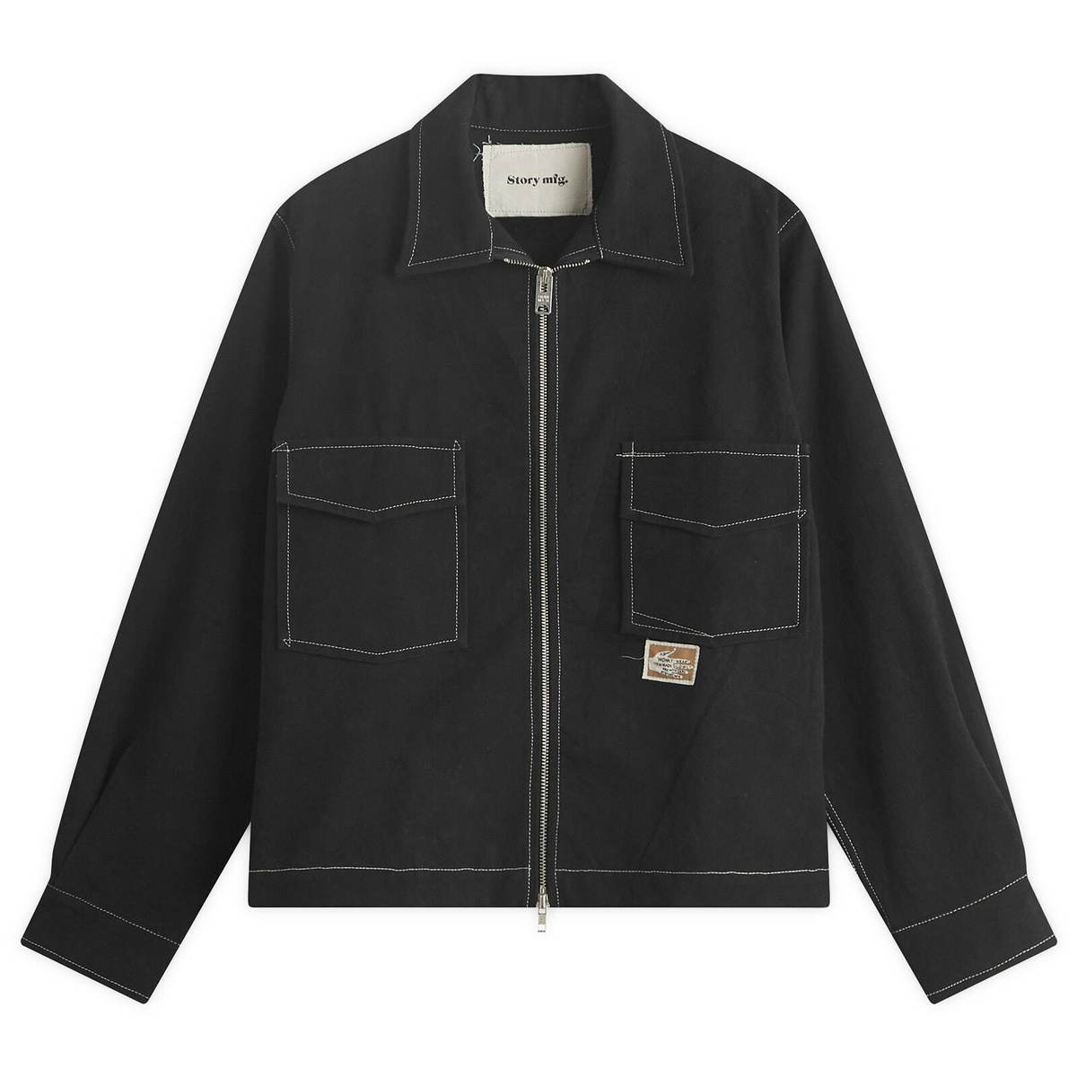 Story mfg. Men's Tuesday Jacket in Indigo Handloom Story Mfg.