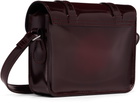 Dr. Martens Burgundy 7 Inch Faux-Leather Crossbody Bag