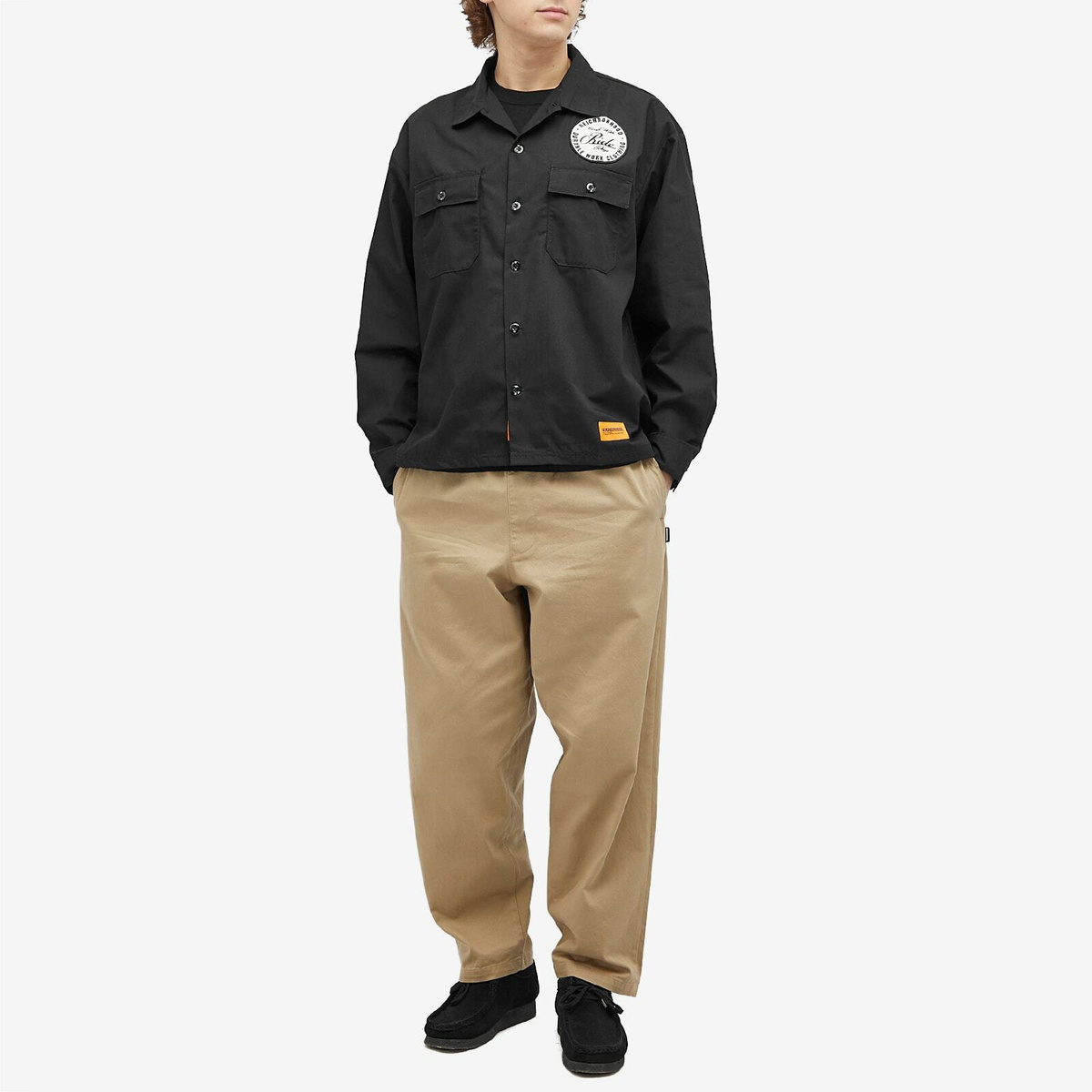Neighborhood Men's Classic Work Shirt in Black Neighborhood