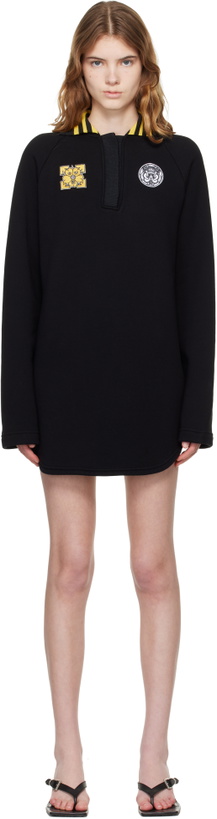 Photo: Off-White Black Sporty Polo Sweat Minidress