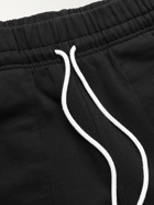 Maison Kitsuné - Chillax Fox Tapered Logo-Appliquéd Cotton-Jersey Sweatpants - Black