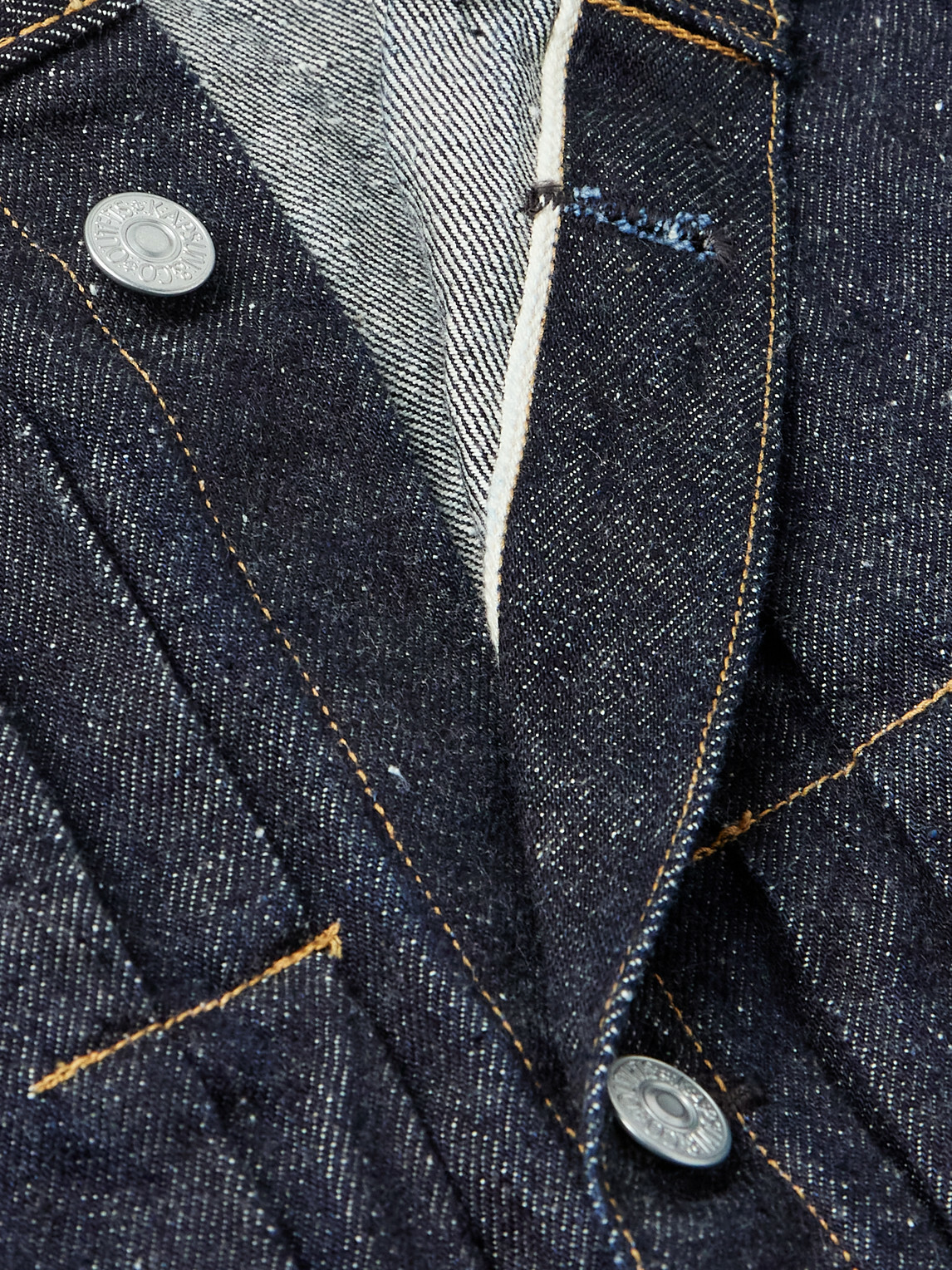 Kaptain Sunshine - Selvedge Denim Jacket - Blue