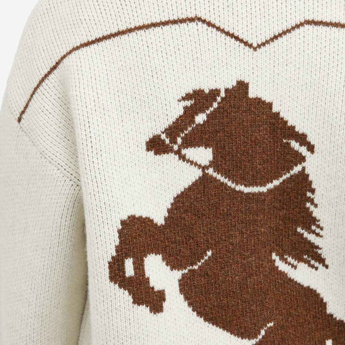 Nudie Jeans Co Women's Sharon Western Knit Cardigan in Chalk White