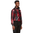 Off-White Red Checked Anorak Jacket