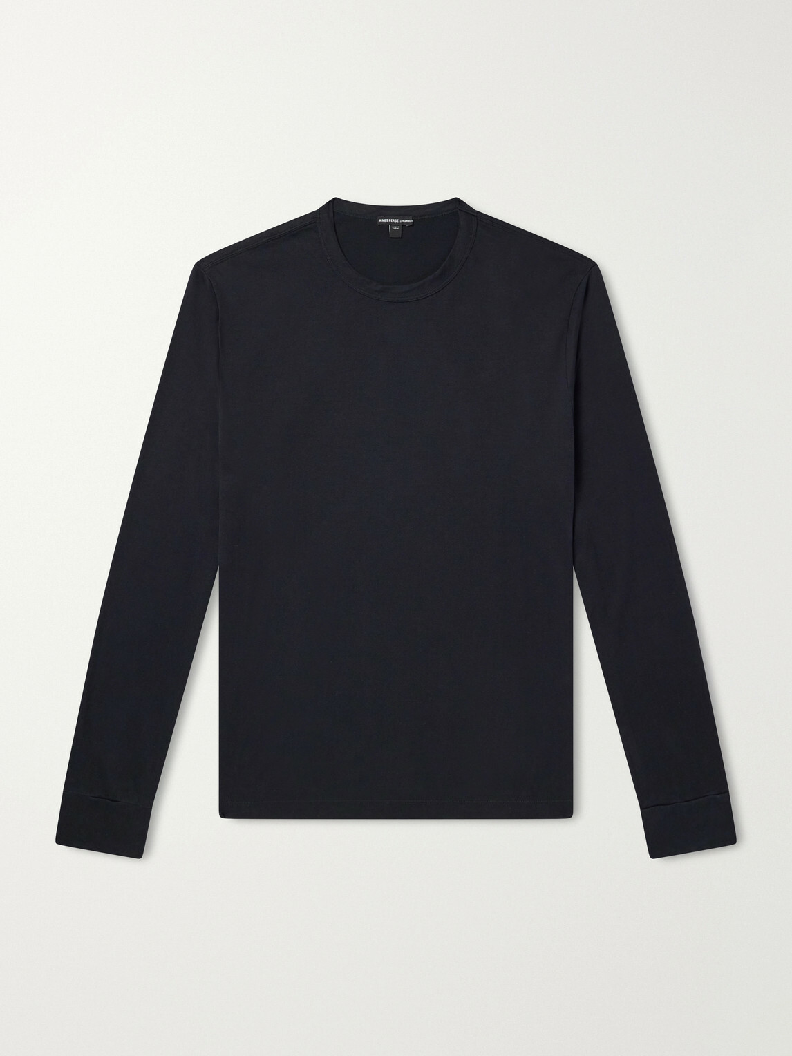 James Perse - Luxe Cotton-Jersey Shirt - Black