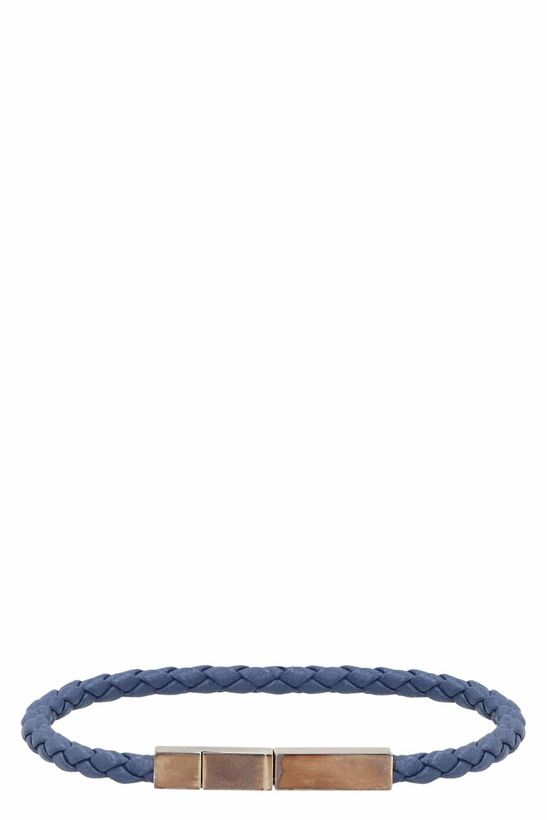 Photo: Bottega Veneta Braided Leather Bracelet
