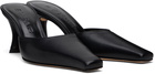 BY FAR Black Selene Mules