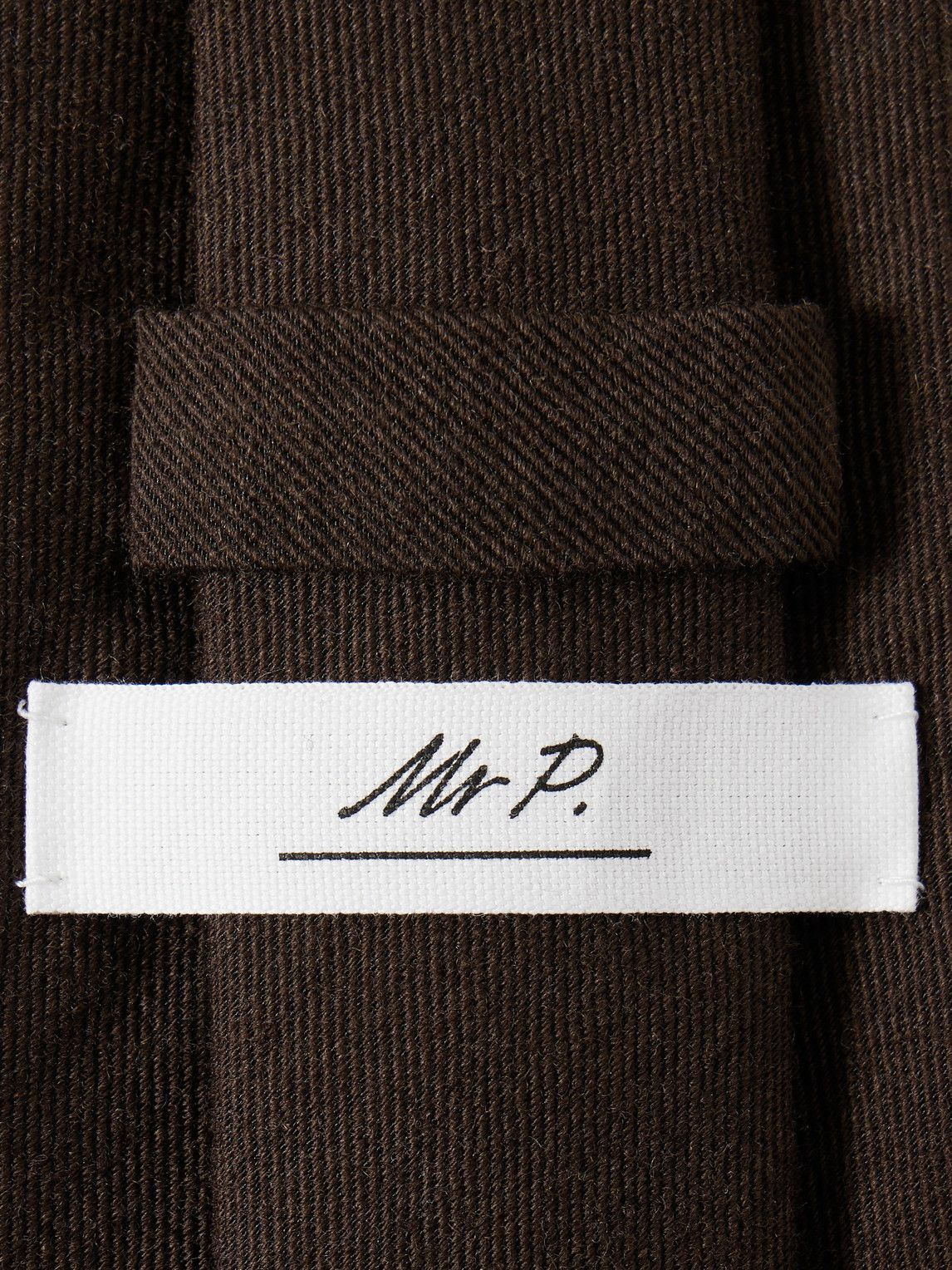 Mr P. - 8cm Wool and Silk-Blend Twill Tie