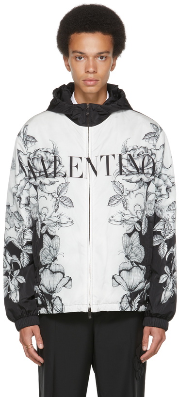 Photo: Valentino Black & White Dark Blooming Jacket