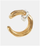 Alighieri - The Sun Salutations 24kt gold-plated bronze and silver single ear cuff