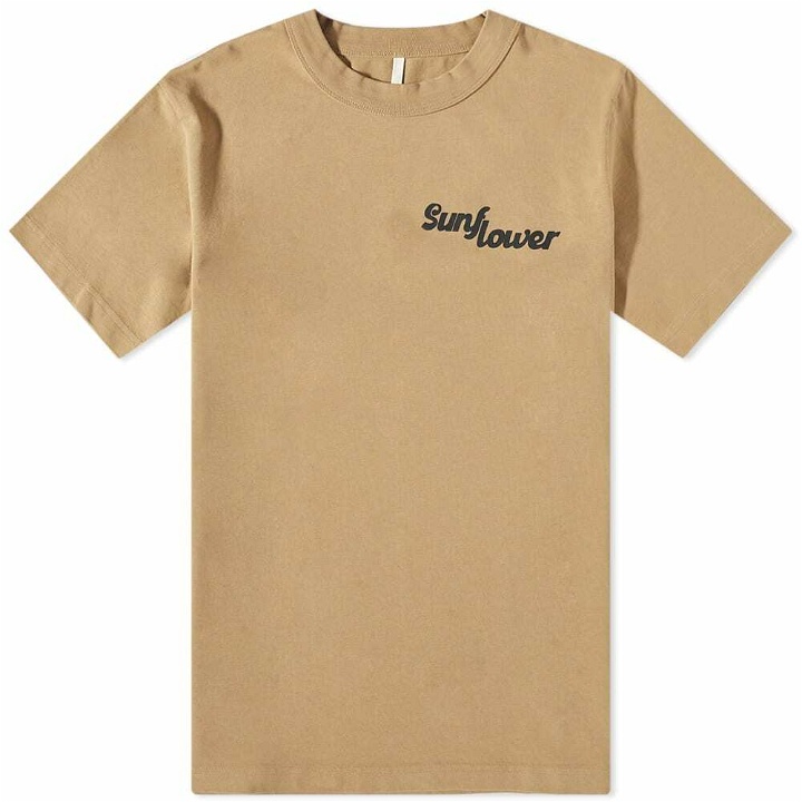 Photo: Sunflower Men's Logo T-Shirt in Khaki