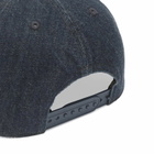 RRL Men's Winged Logo Denim Ball Cap in Rinse 