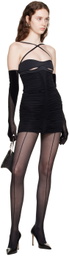 Mugler Black Small Spiral Curve 01 Bag
