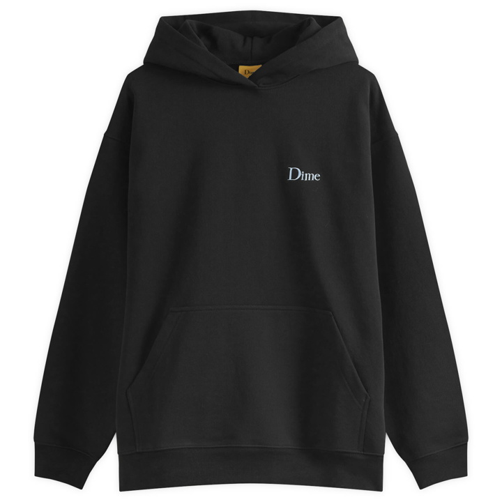 Photo: Dime Men's Classic Small Logo Hoodie in Black