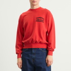 Aries Men's Premium Aged Temple Sweatshirt in Red