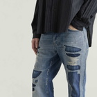 Acne Studios Men's 1996 Blue Map Jeans in Mid Blue