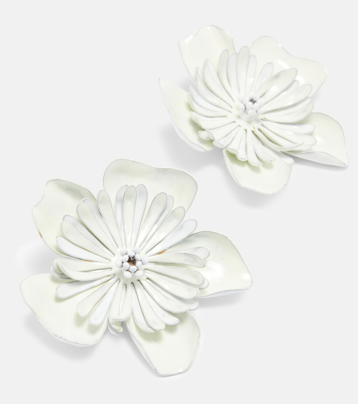 Chloé Floral clip-on earrings