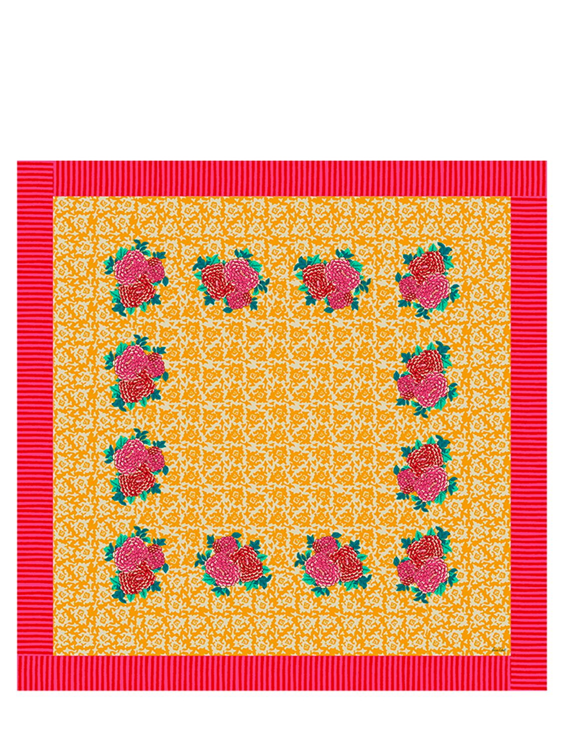 LISA CORTI Arabesque Corolla Square Tablecloth