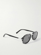 Dior Eyewear - DiorBlacksuit A4U Aviator-Style Acetate and Silver-Tone Sunglasses