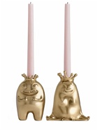 L'OBJET - Haas King & Queen Set Of 2 Candlesticks