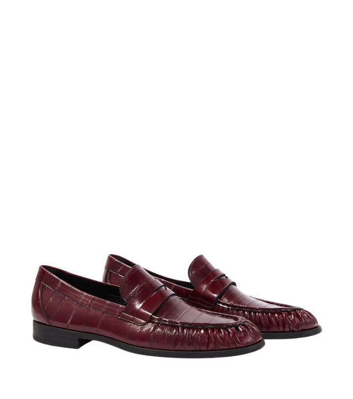 Photo: Magnanni Eel leather penny loafers