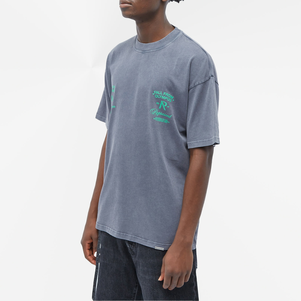 Represent Men's Fall From Olympus T-Shirt in Storm Represent