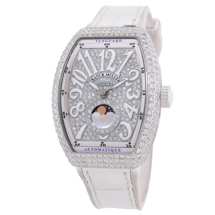 Photo: Franck Muller Vanguard Automatic Moon Phase Unisex Watch V 32 SC AT FO L D CD AC BC