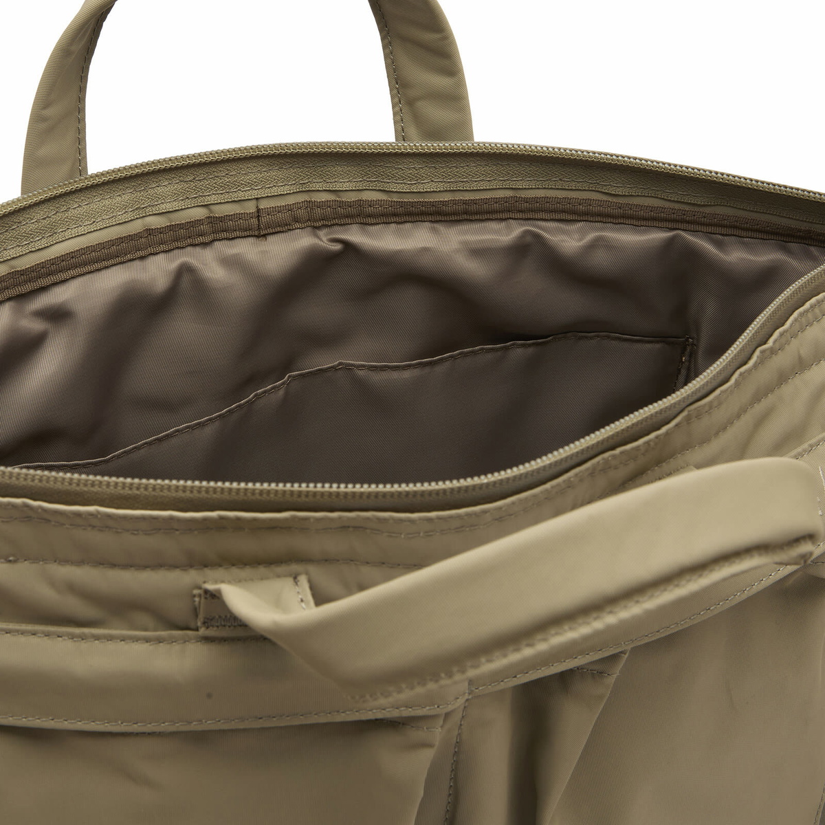 F/CE. Recycled Twill 3-Way Helmet Bag in Sage Green 