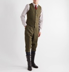 Kingsman - Oxford Wool-Tweed Waistcoat - Green